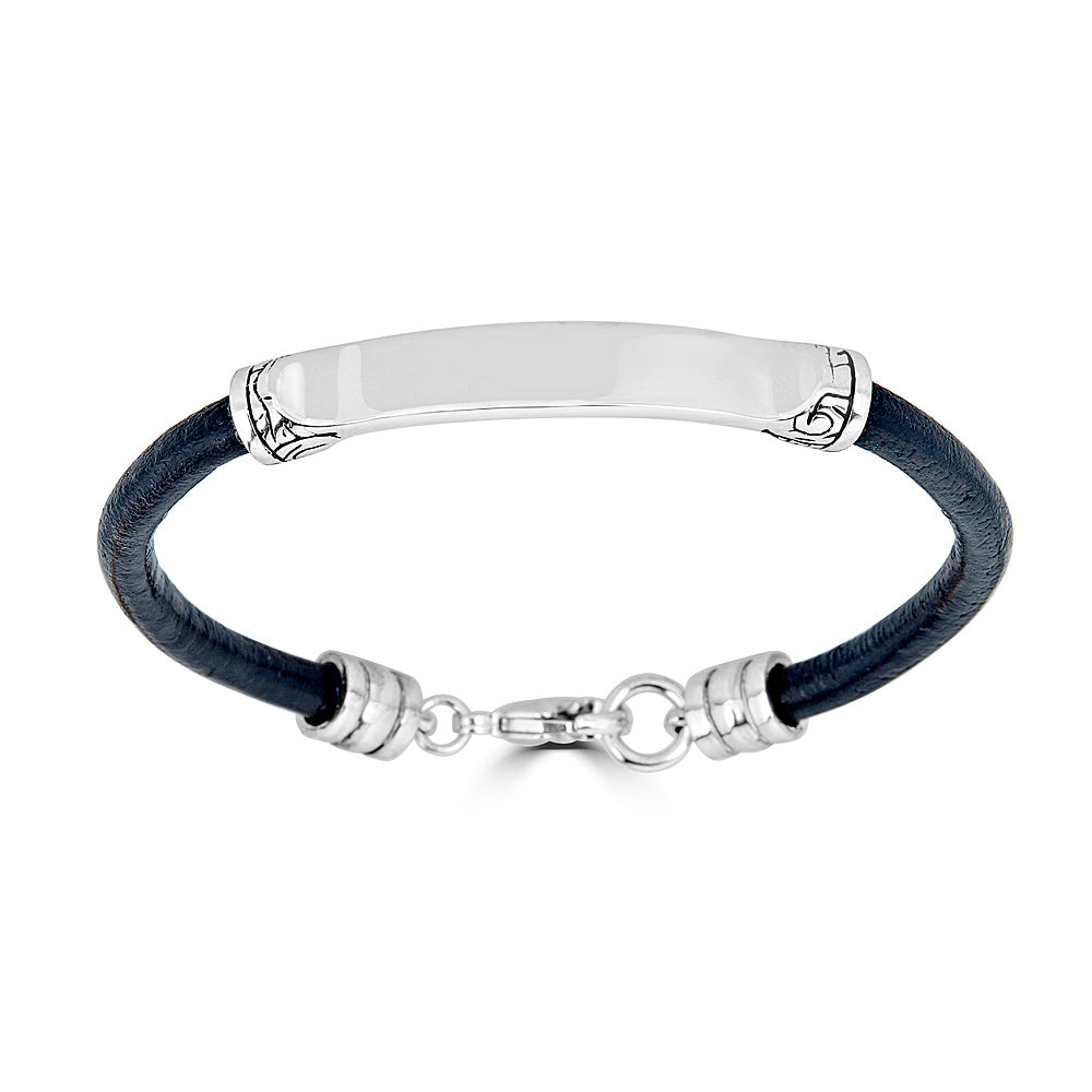 ID Leather Bracelet