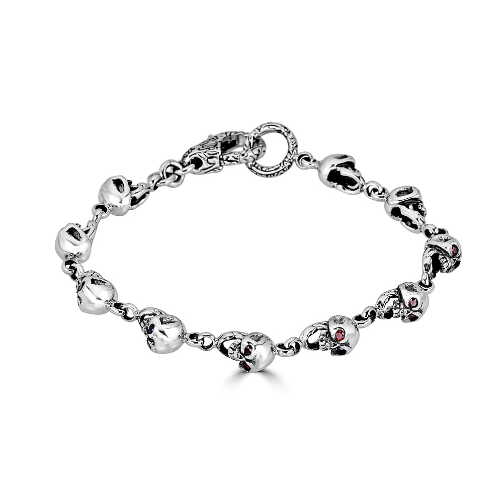 Small Skull Link Bracelet – Versani