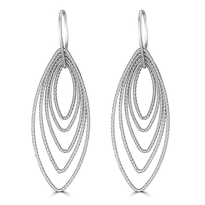 Diamond Shape Chandelier Earrings