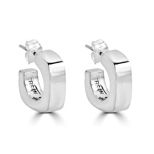 Small Square Hoop Earrings