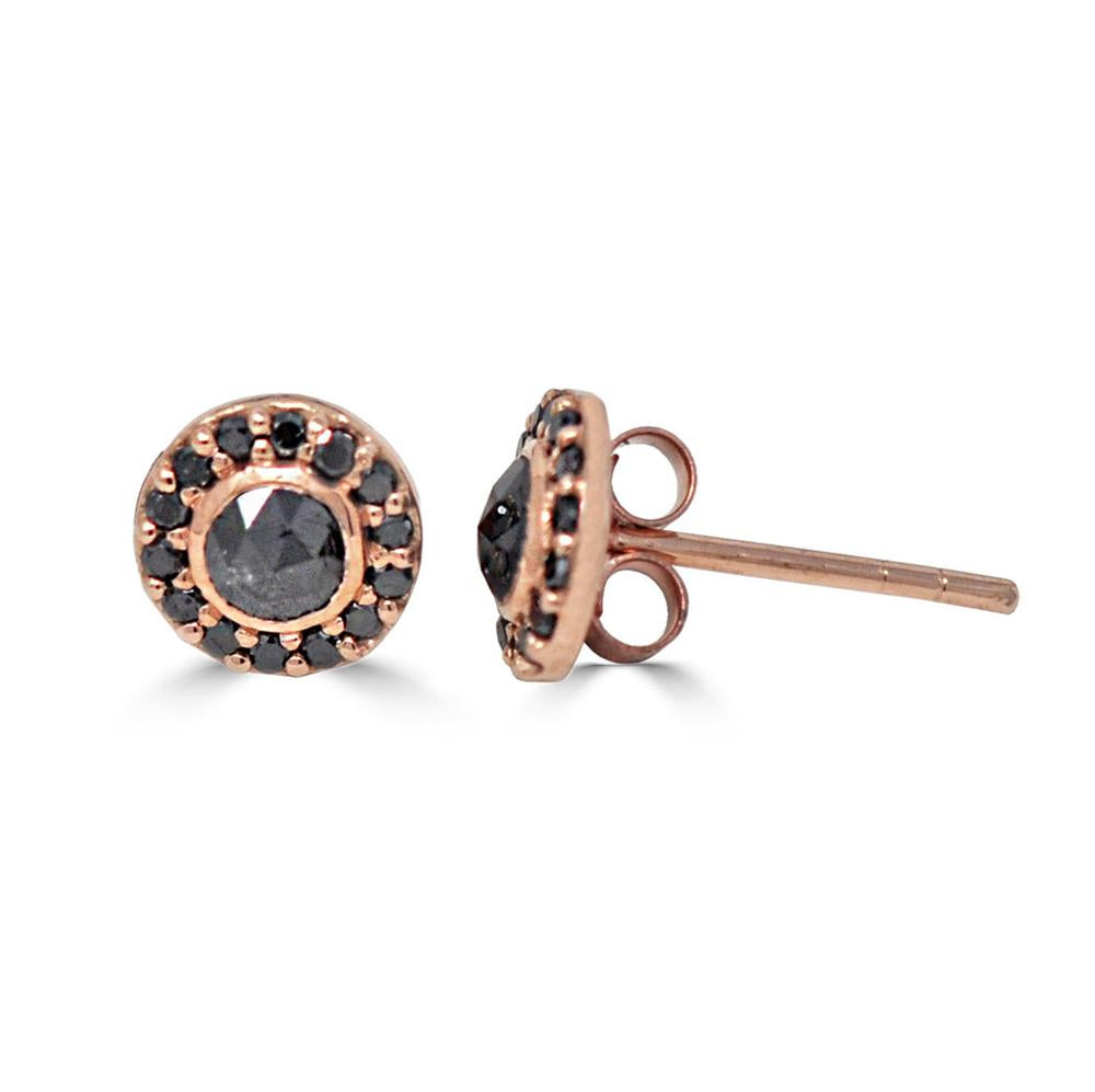 Black Diamond Frame Halo Studs