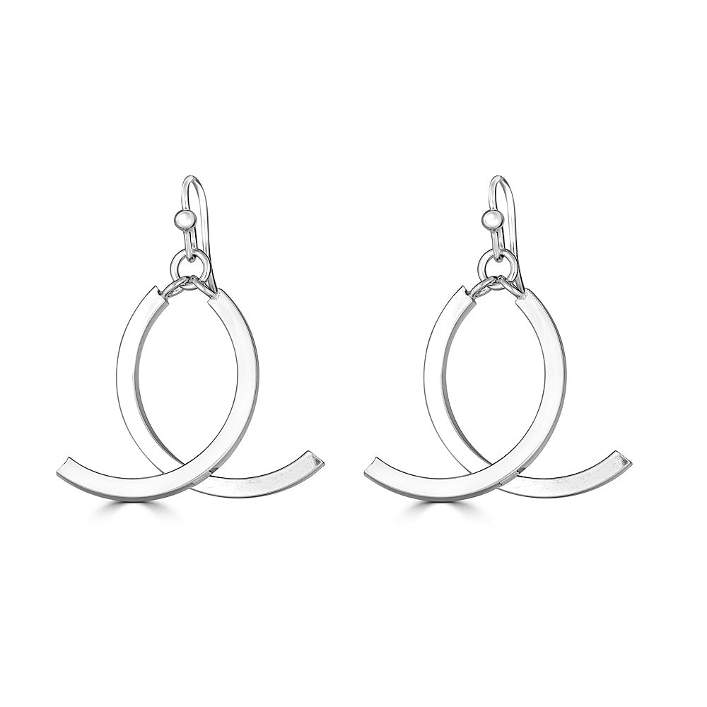 Curved Dangling Earrings