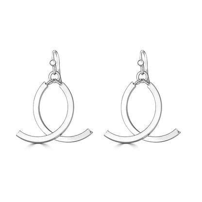 Curved Dangling Earrings