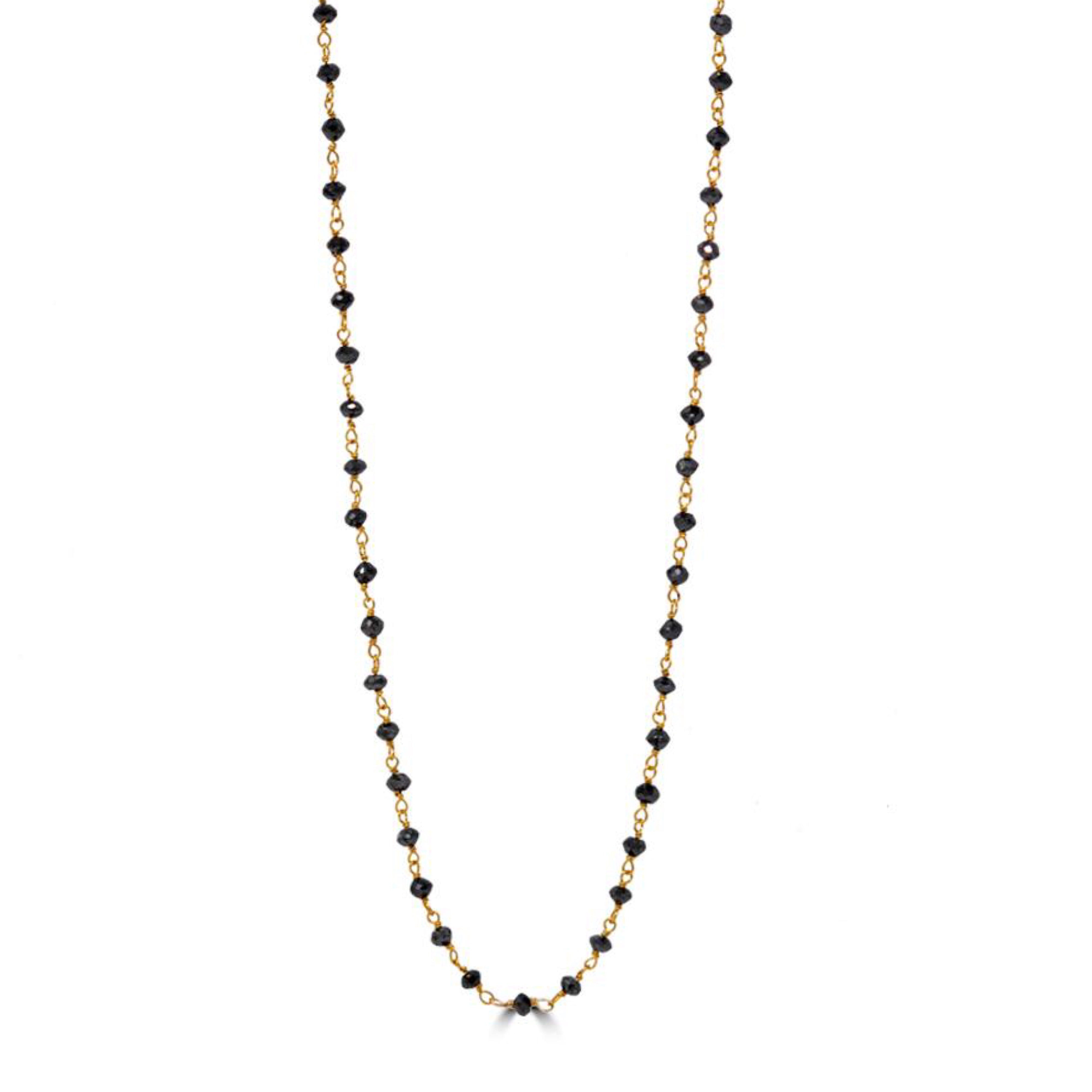 Black Diamond Chain Necklace – Versani