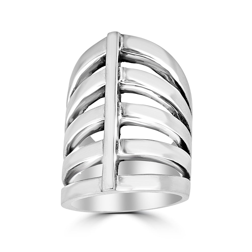 Sleek Cutout Ring