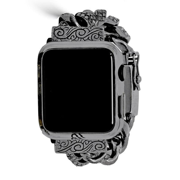 NIB Black Rhinestone Apple Watch band Luxury 3 Strand Rhinestone Apple Watch Band – Quality Plus  main image 4